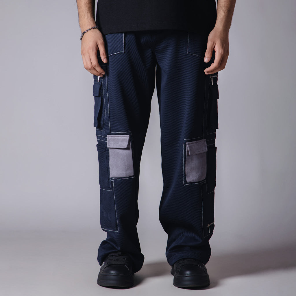 TWILL & SUEDE POCKET CARGO - Hophead