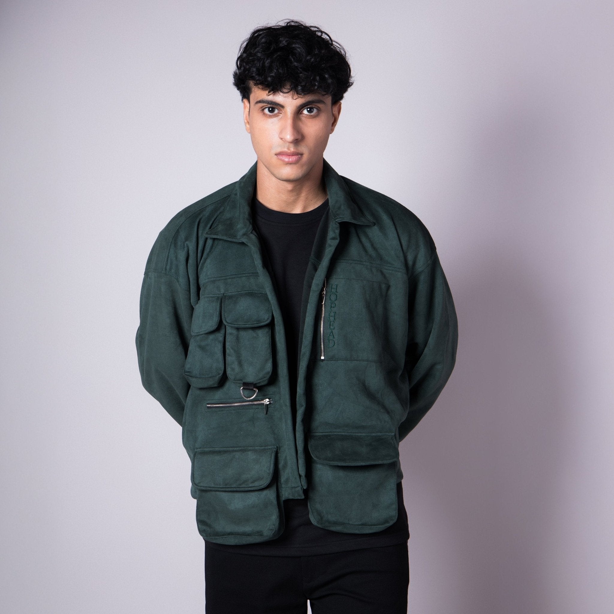 VINEYARD GREEN CROP JACKET - Hophead