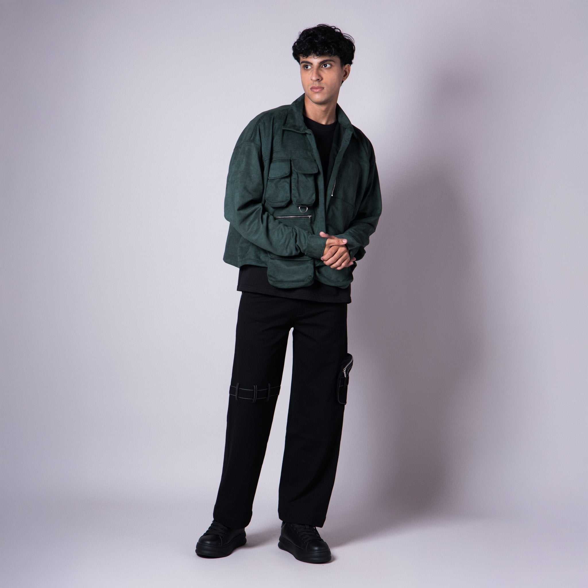 VINEYARD GREEN CROP JACKET - Hophead
