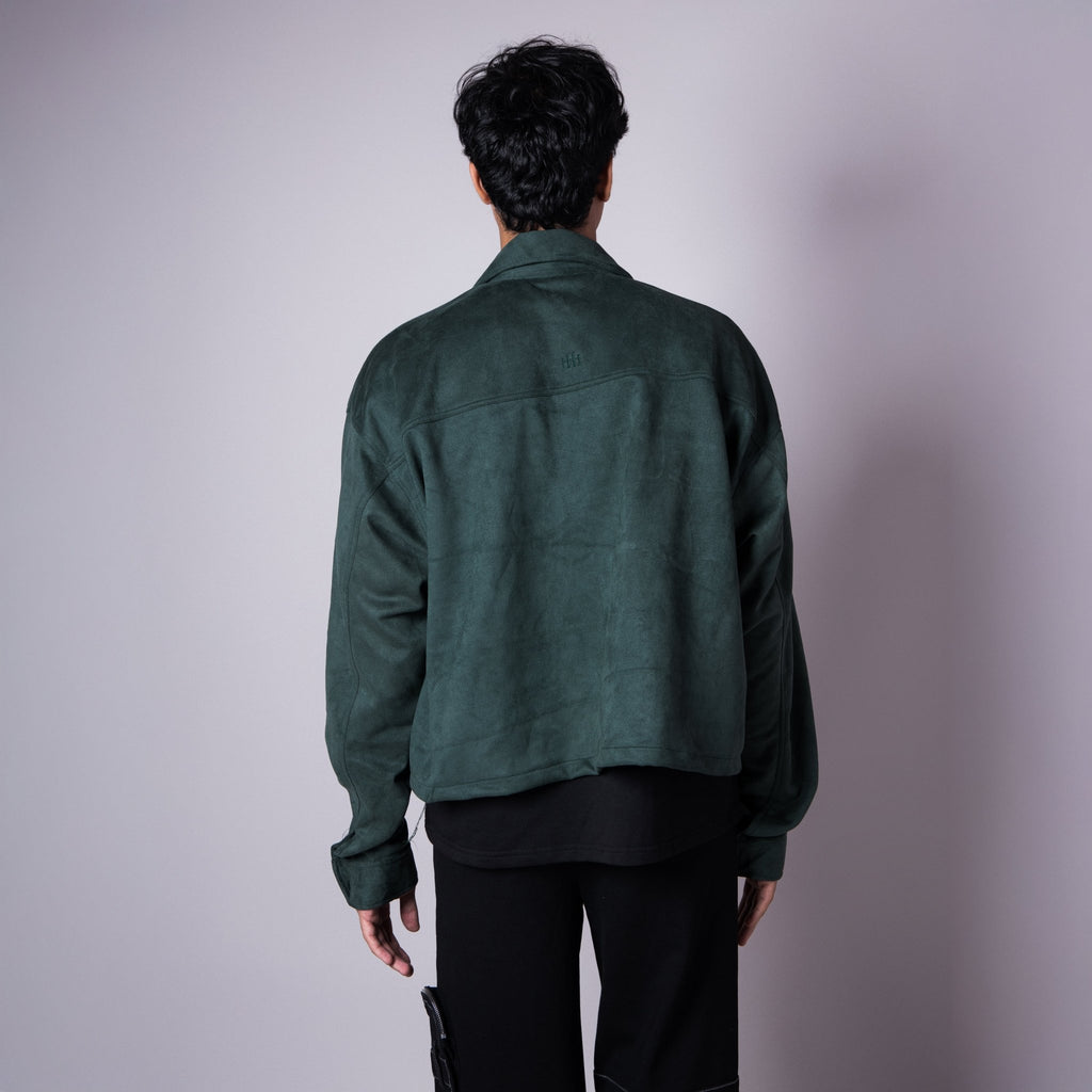 VINEYARD GREEN CROP JACKET - Hophead