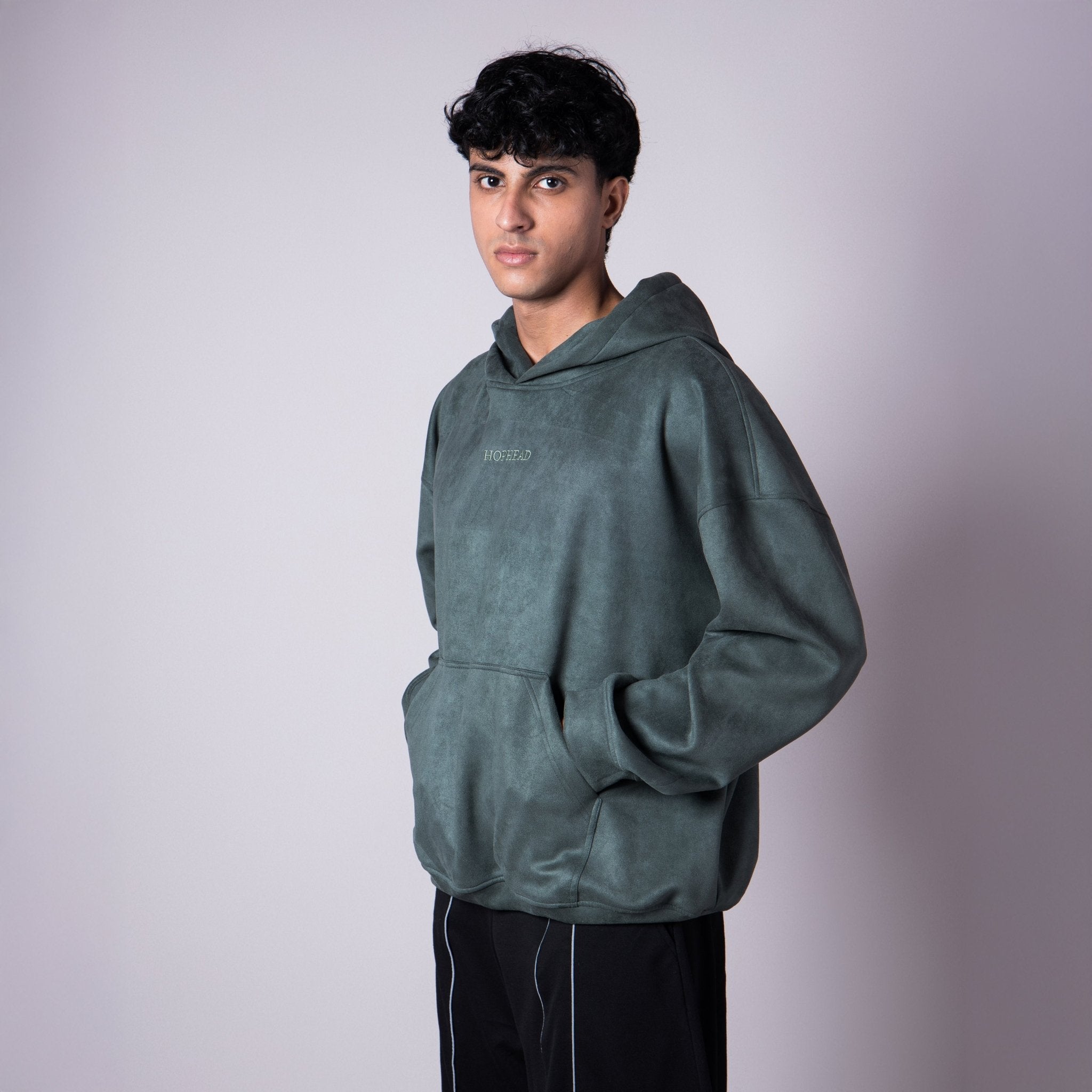 VINEYARD GREEN SUEDE BLISS HOODIE - Hophead
