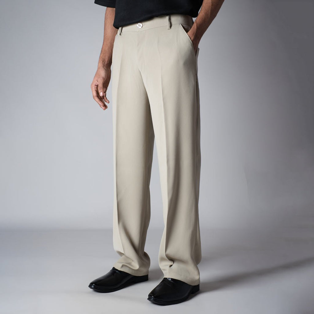 VINTAGE KHAKHI KOREAN PANT - Hophead