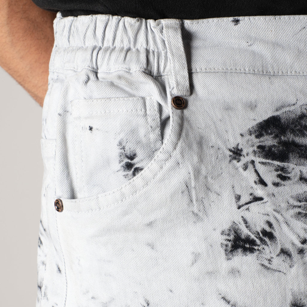 WHITE BLIZZARD WASH DENIM - Hophead