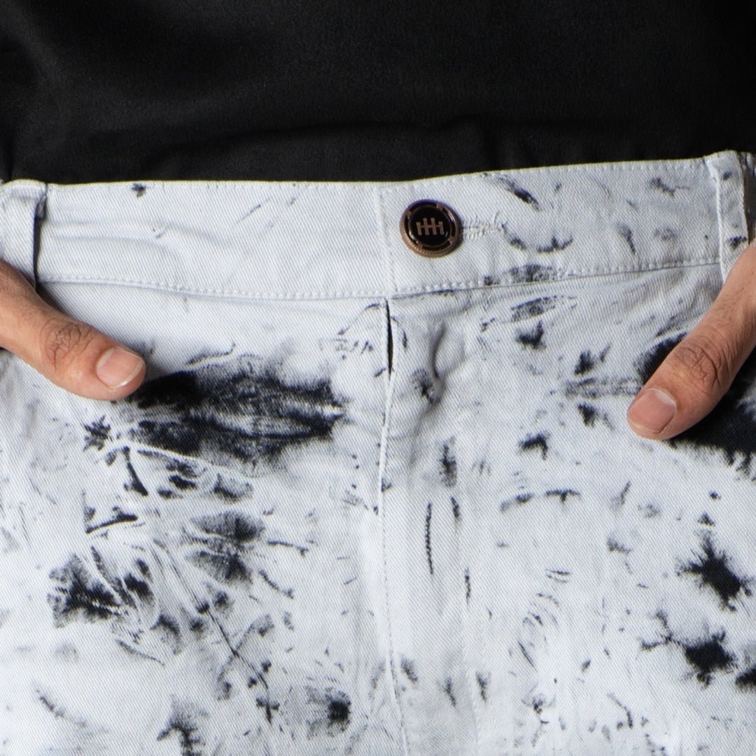 WHITE BLIZZARD WASH DENIM - Hophead