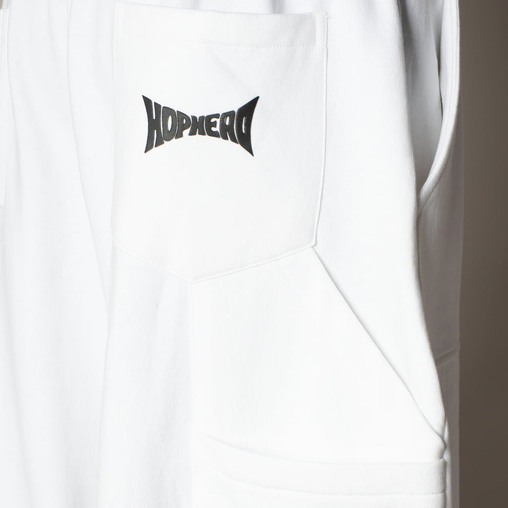 WHITE CARPENTER FLEECE BAGGY SWEATPANT - Hophead
