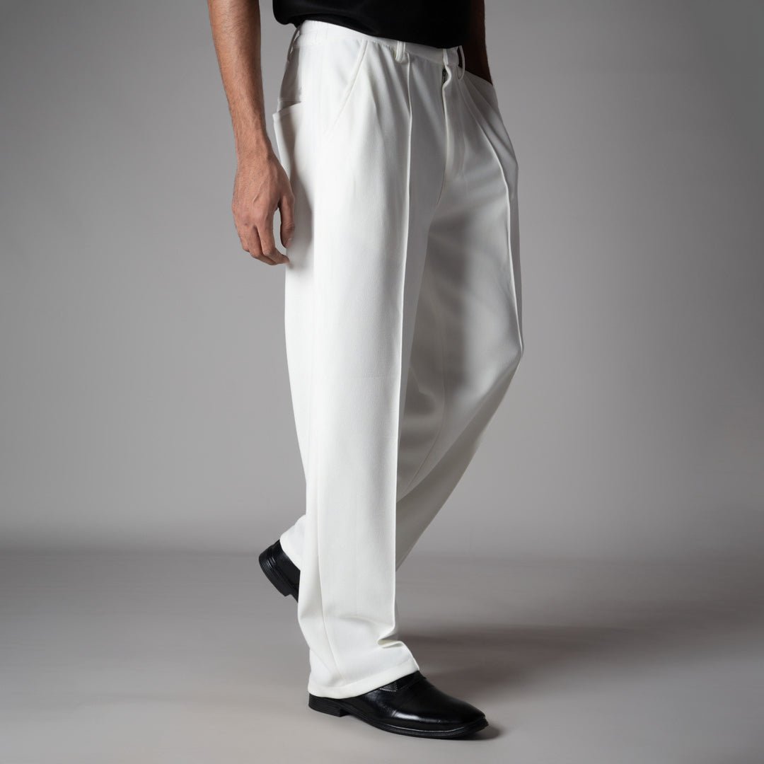 WHITE CLASSIC PANTS - Hophead