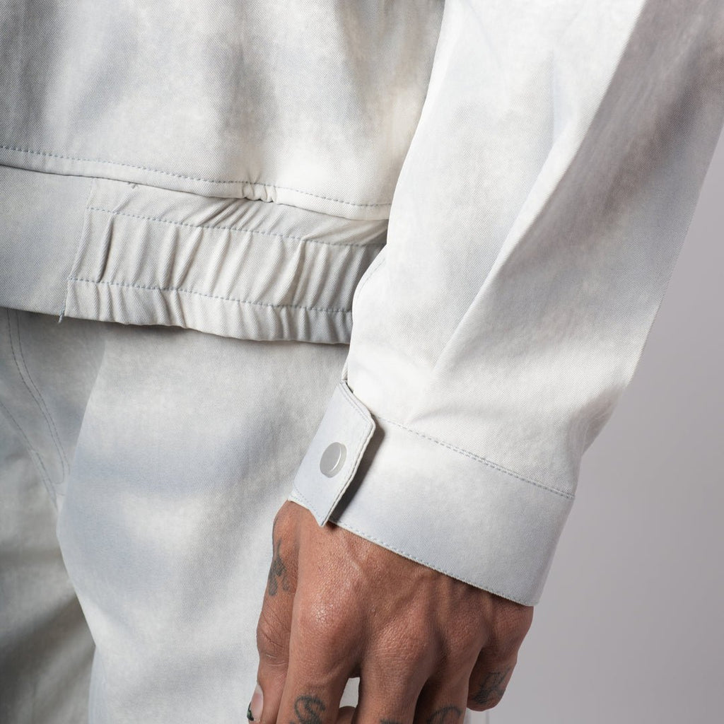 WHITE CLOUDRIP ZIPPER JACKET - Hophead