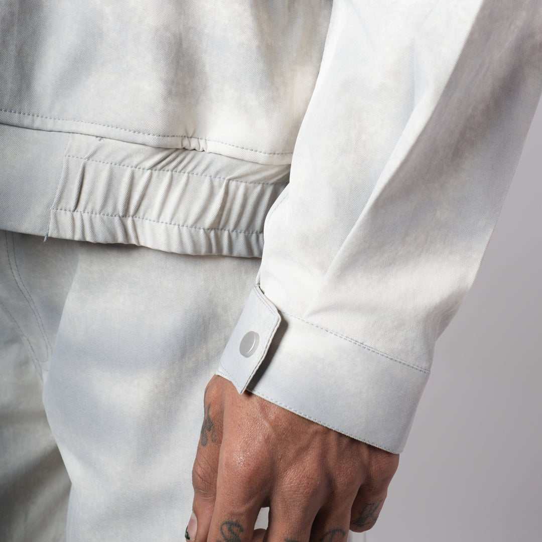 WHITE CLOUDRIP ZIPPER JACKET - Hophead