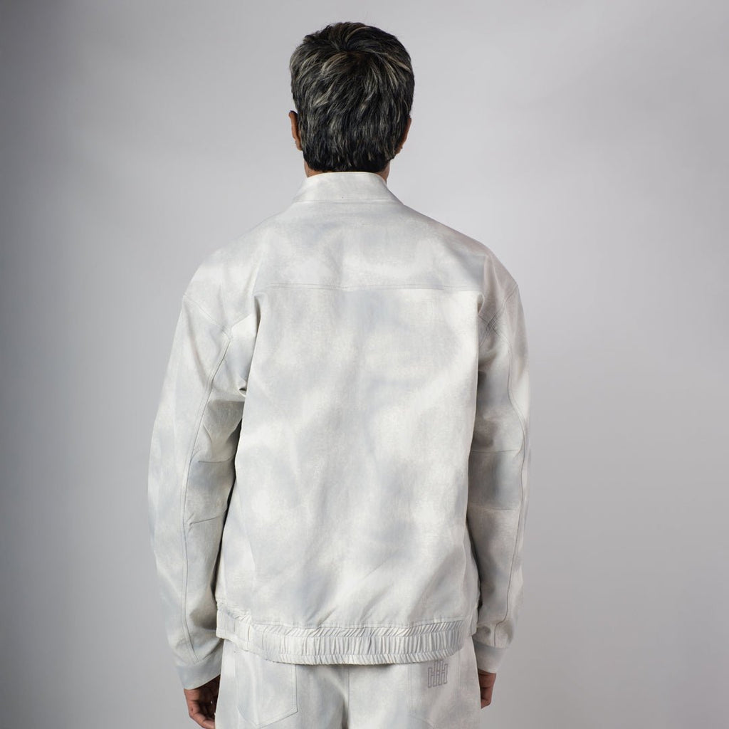 WHITE CLOUDRIP ZIPPER JACKET - Hophead