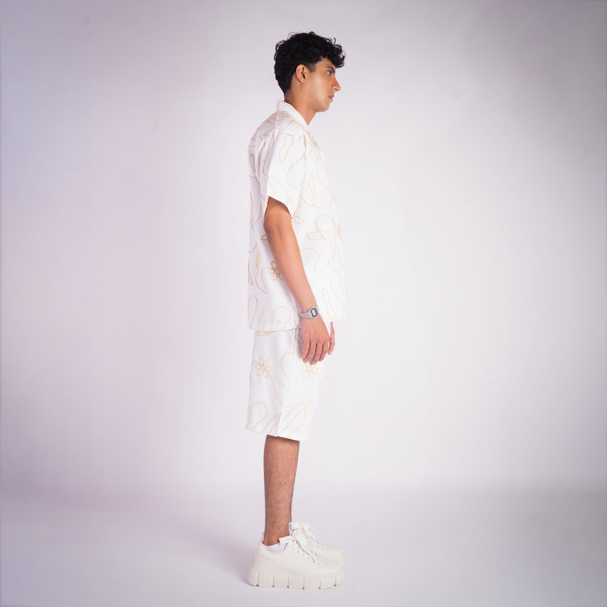 WHITE EMBROIDERED CO - ORD SET - Hophead