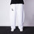 WHITE EXTREME BAGGY BASIC SWEATPANTS