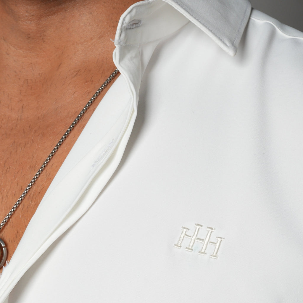 WHITE KOREAN ULTRALITE SHIRT - Hophead