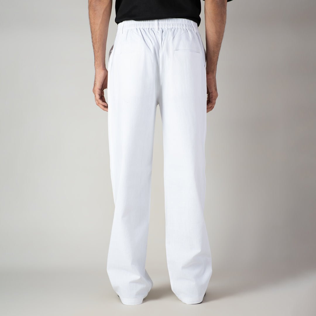 WHITE LINEN PANTS - Hophead