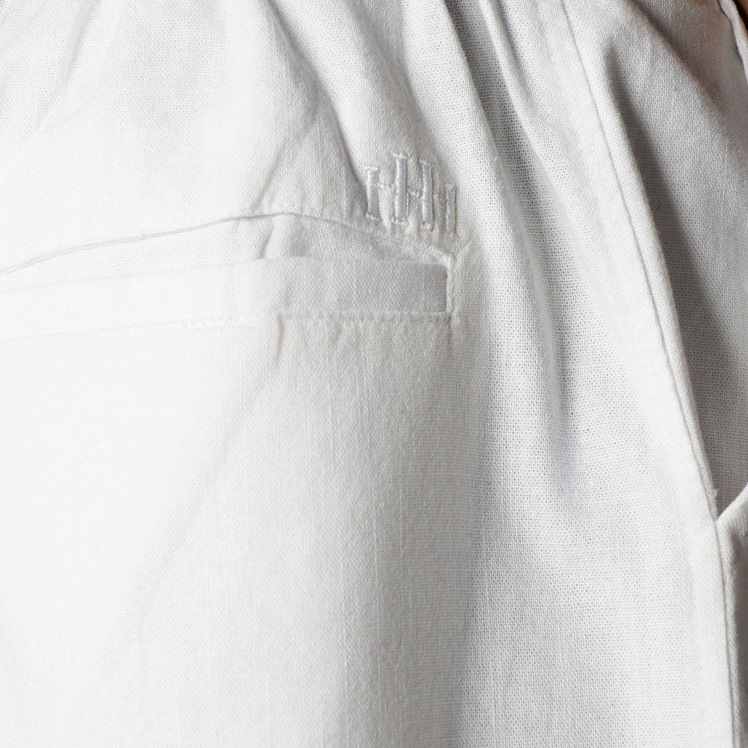 WHITE LINEN PANTS - Hophead