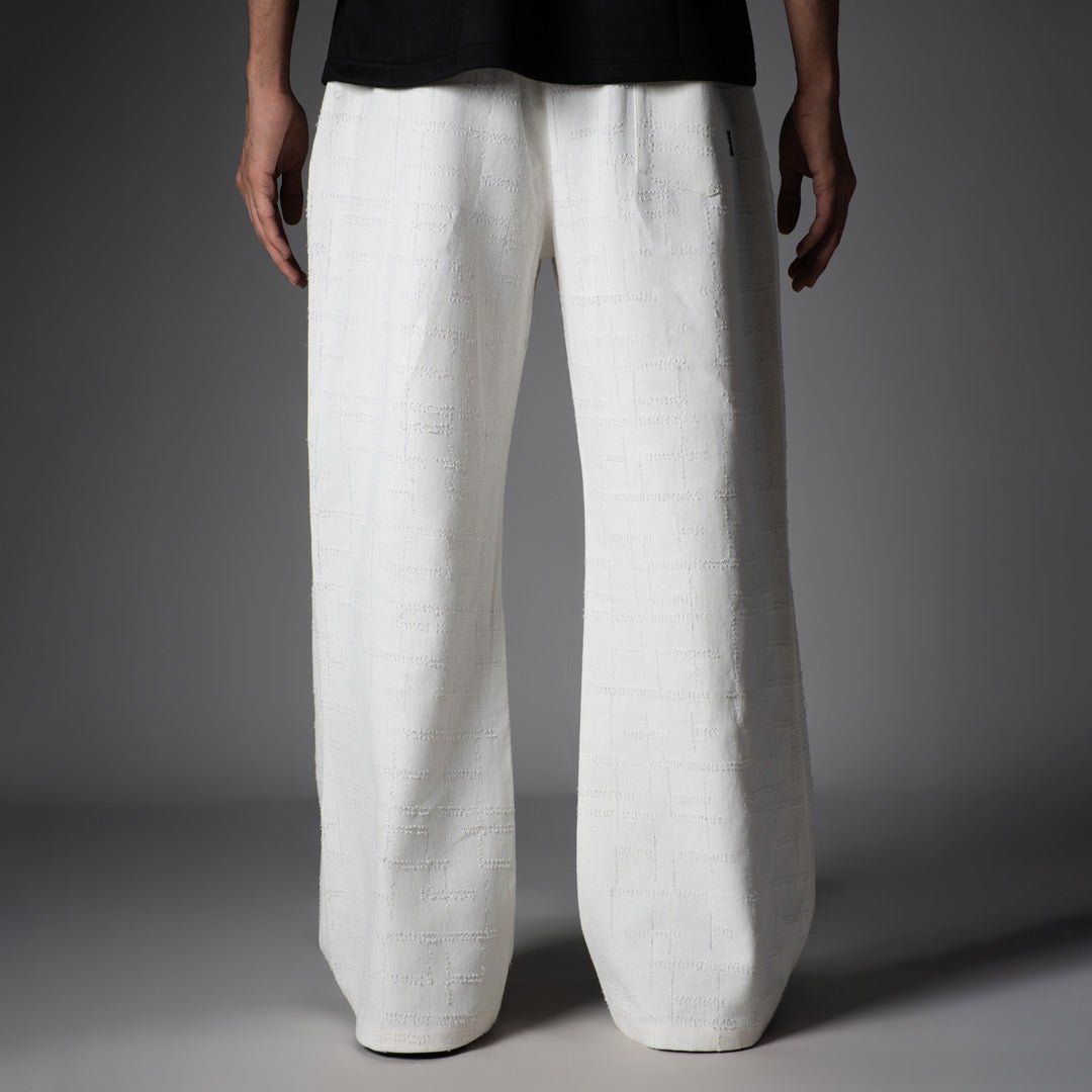 WHITE ROOFING BOOT CUT DENIM - Hophead
