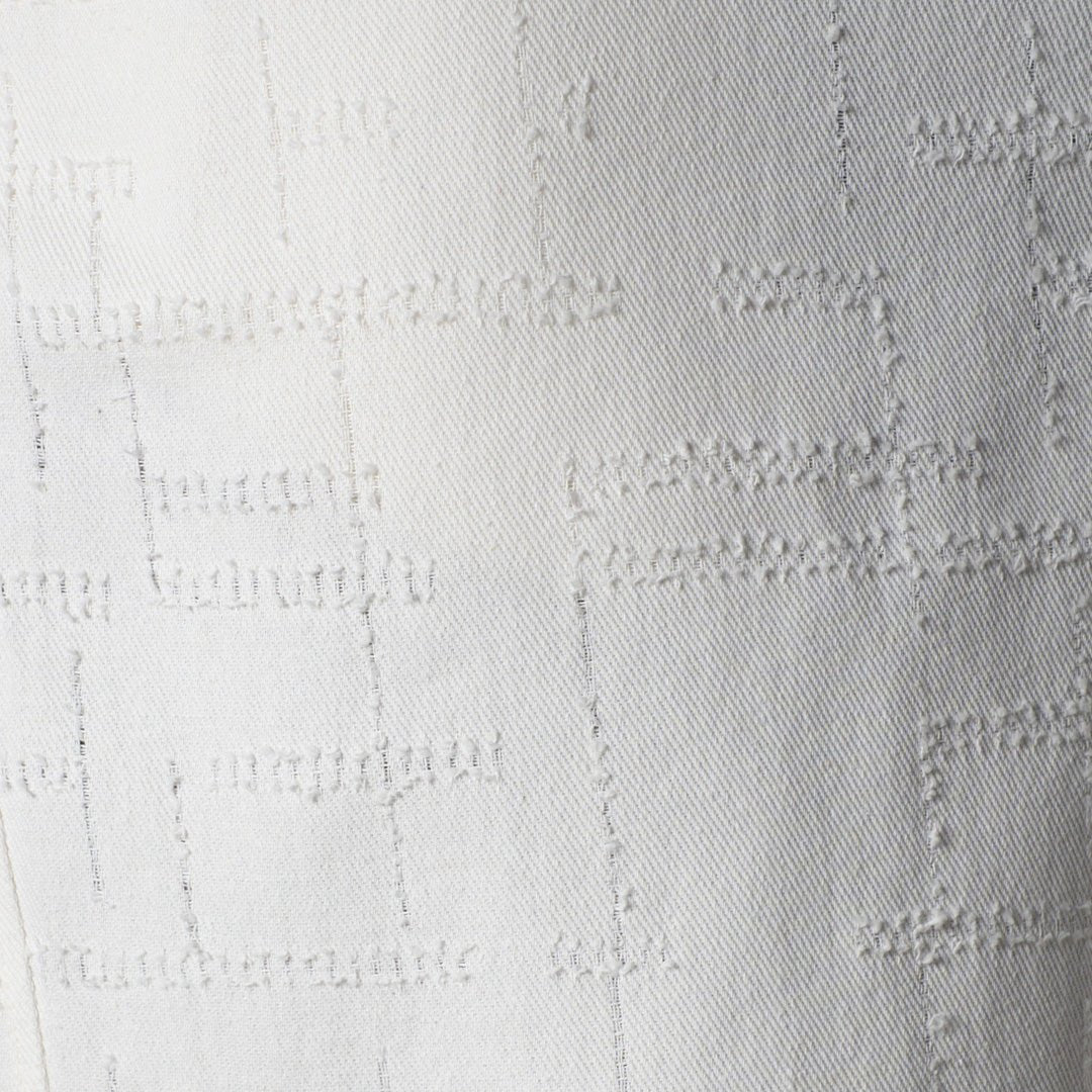 WHITE ROOFING BOOT CUT DENIM - Hophead