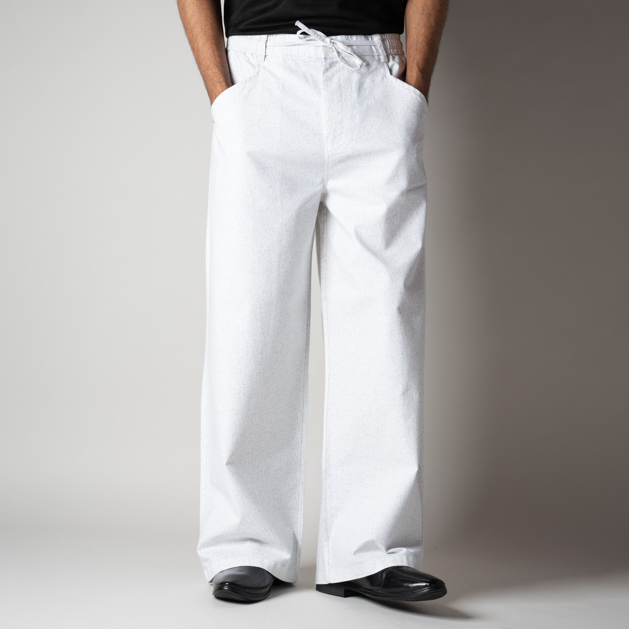 WHITE SOFTMOVE COTTON PANTS - Hophead