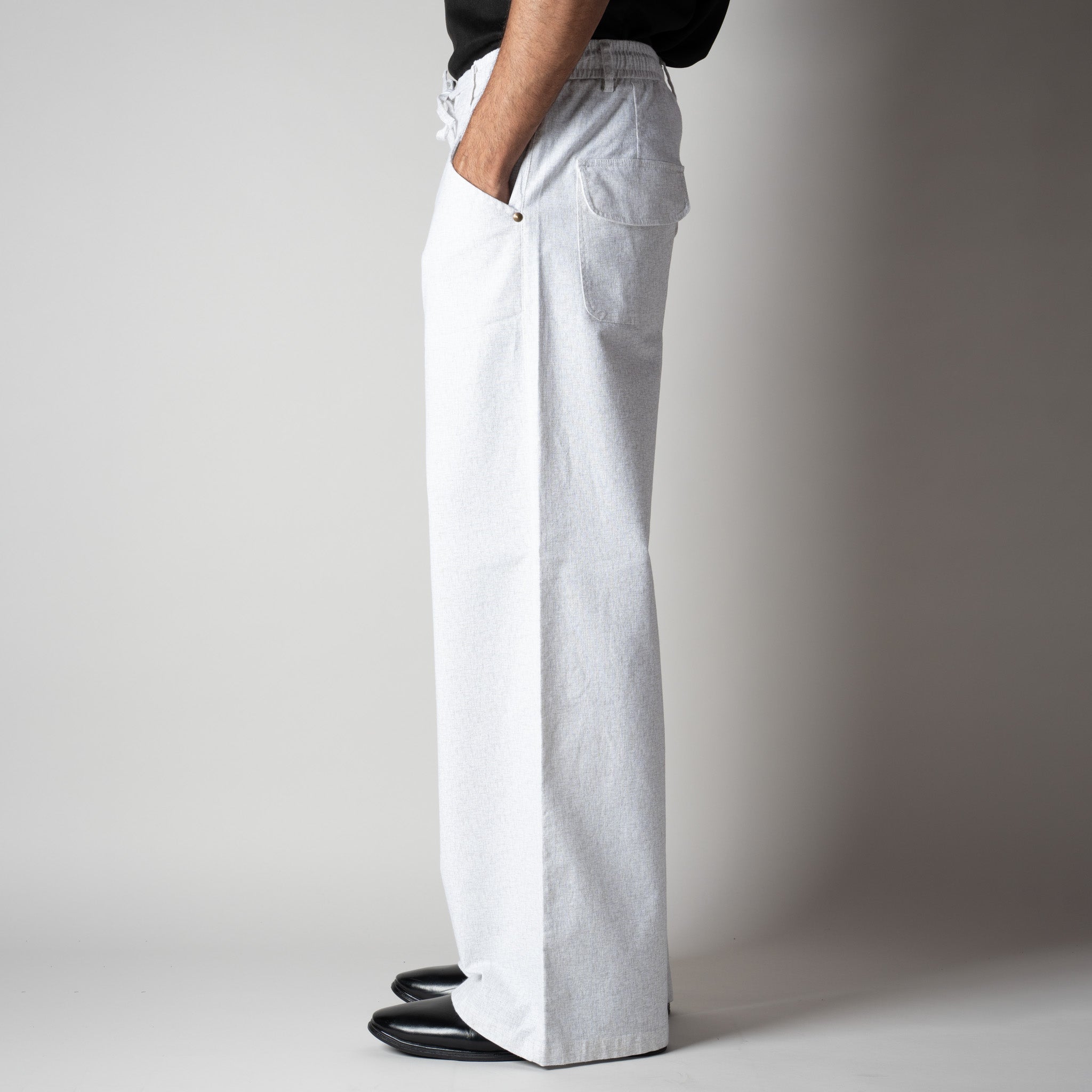 WHITE SOFTMOVE COTTON PANTS - Hophead