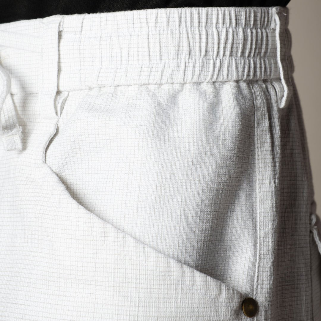 WHITE SOFTMOVE COTTON PANTS - Hophead