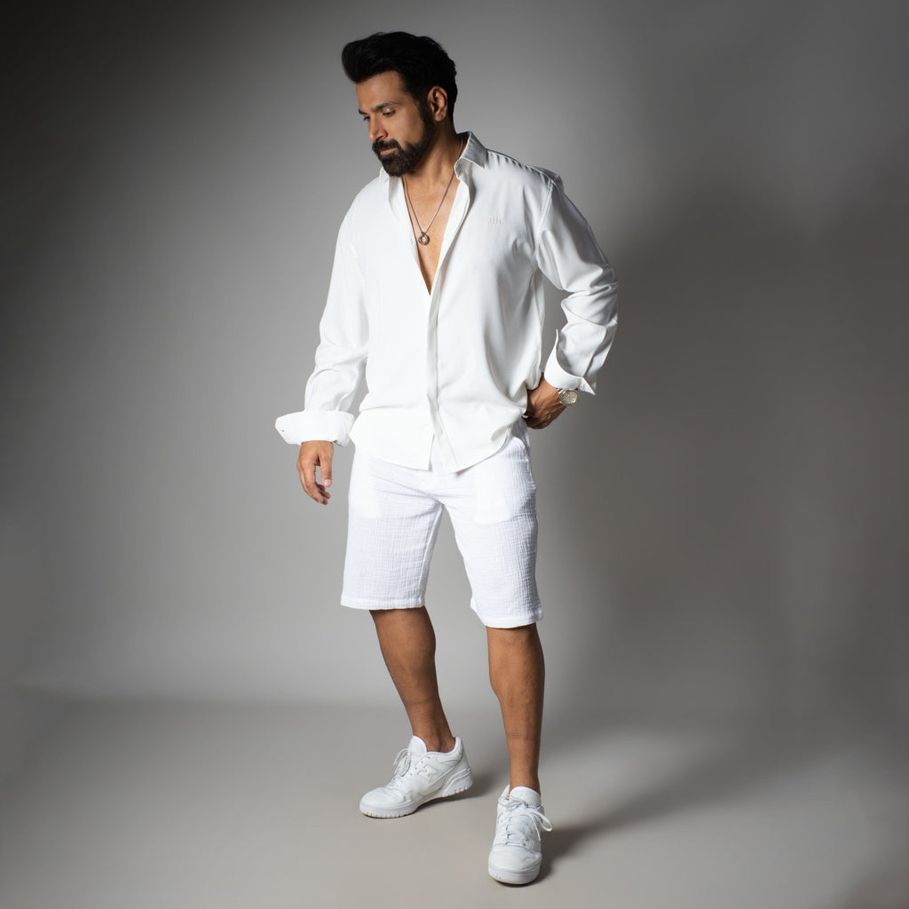 WHITE URBAN EASE SHORTS - Hophead