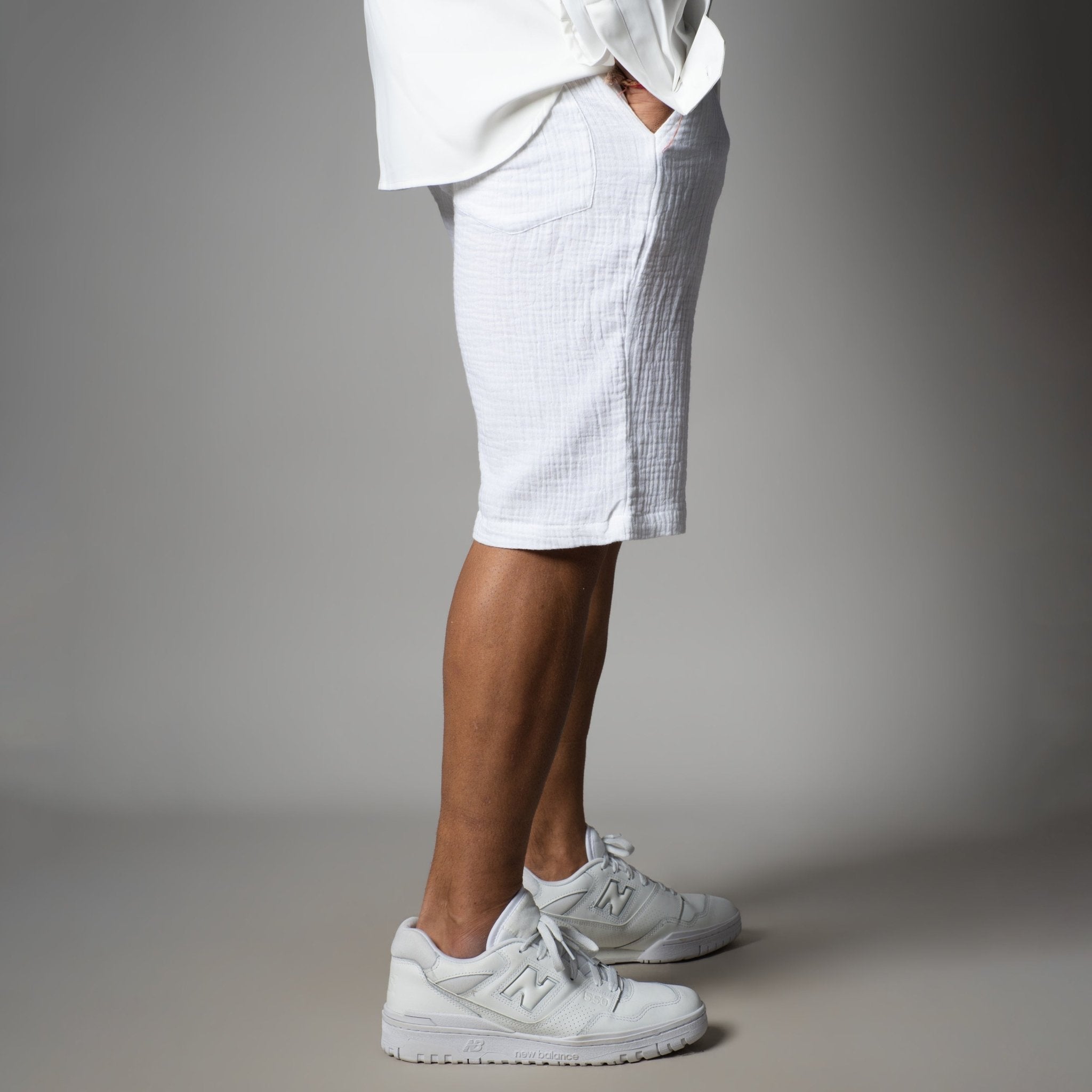 WHITE URBAN EASE SHORTS - Hophead