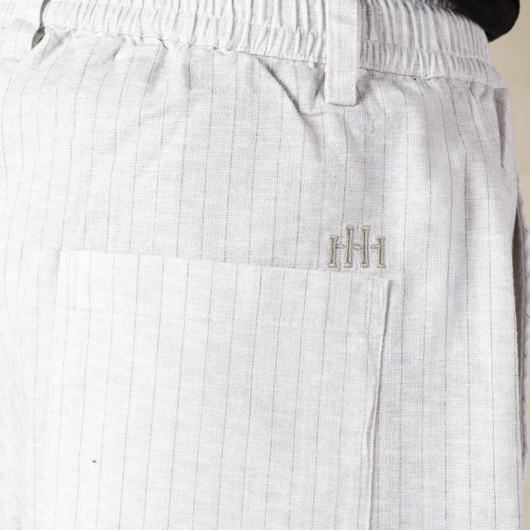 WHITE Vertical STRIPED PANT - Hophead