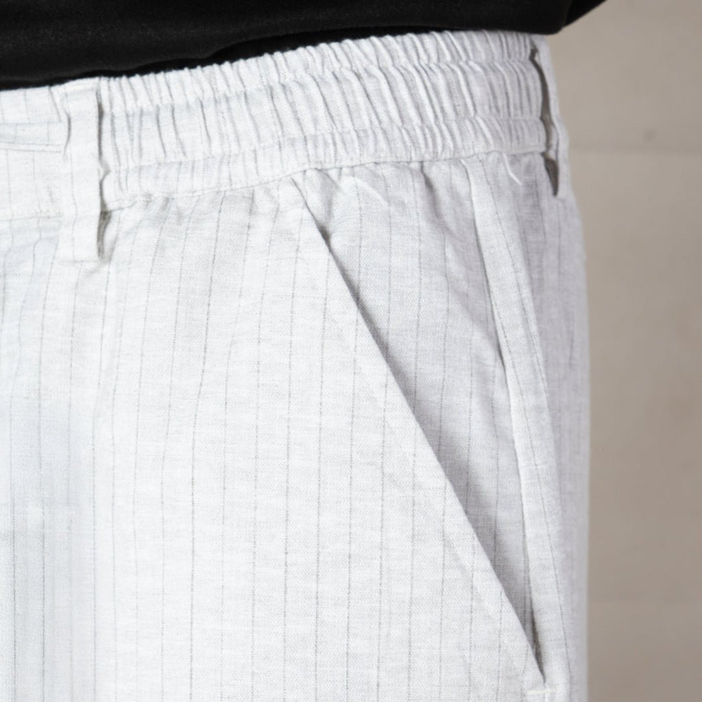 WHITE Vertical STRIPED PANT - Hophead