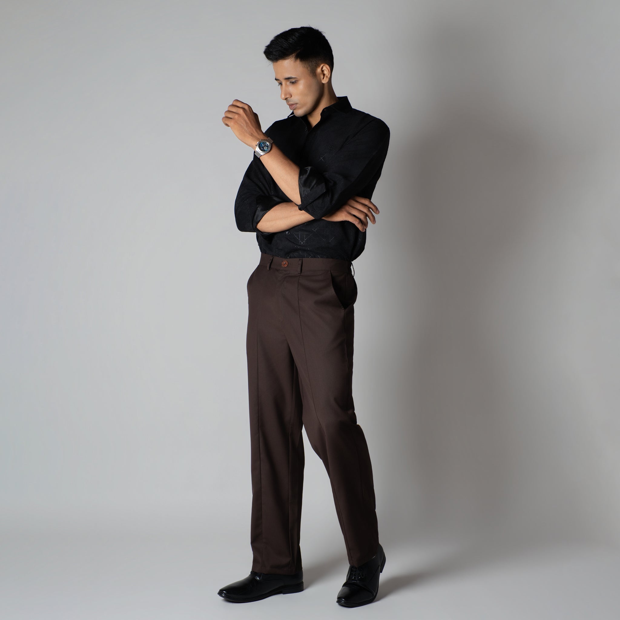 WINE MONO FIT TROUSER - Hophead